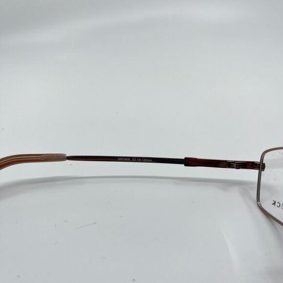 Cutter & Buck Eyeglasses Frames SPYGLASS GUNMETAL Brown 52-18-140 H6776 - Picture 6 of 8